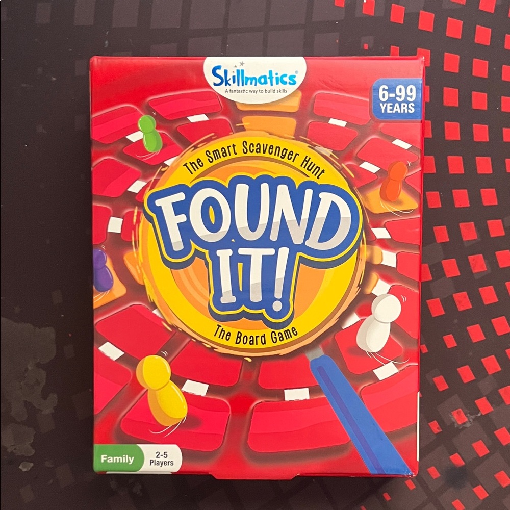 Found It! Board Game - Red and Yellow